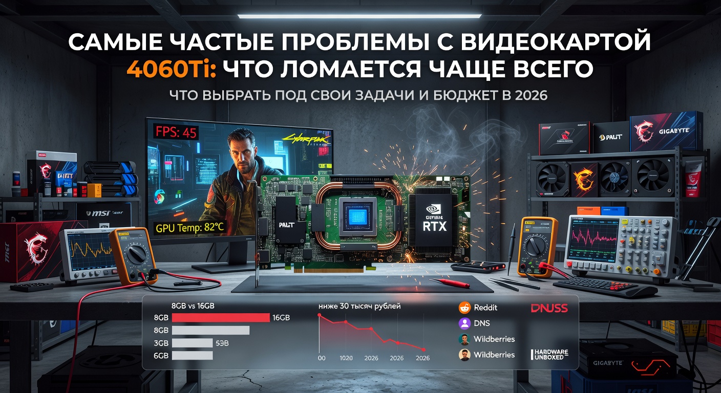 Самые частые проблемы с видеокартой 4060Ti: что ломается чаще всего: что выбрать под свои задачи и бюджет в 2026