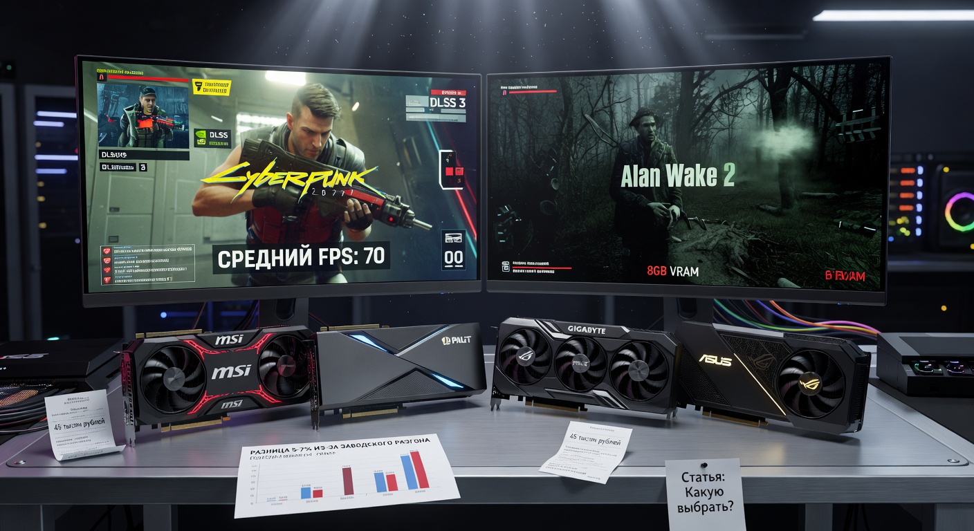 Видеокарта 4060Ti от MSI, Palit, Gigabyte, Asus: какую выбрать — практический разбор с тестами в актуальных играх
